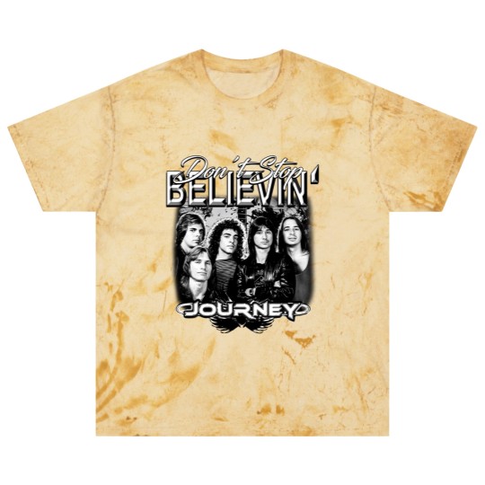 Discover Journey Rock Band 90s Blast T Shirts, Bootleg Music Don't Stop Believin' Vintage