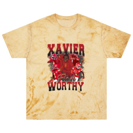 Discover Xavier Worthy Flash Vintage Style Y2K Football Blast T Shirts Blast T Shirts