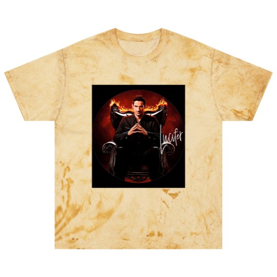 Discover Lucifer circle script photographic print Blast T Shirts