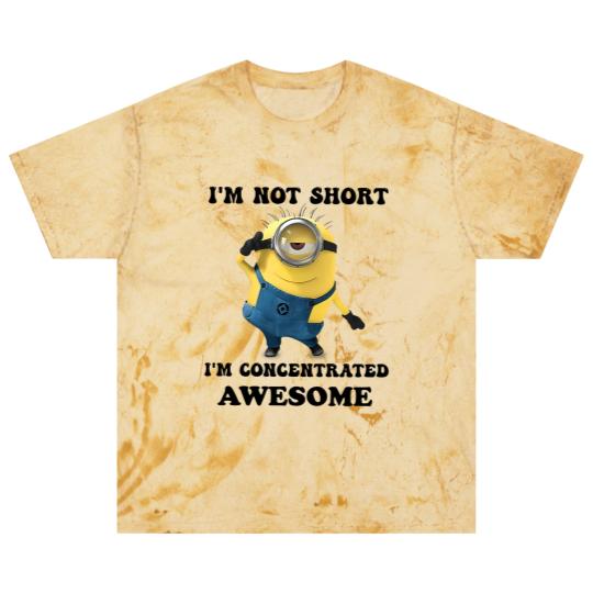 Discover Minions I'm Not Short I'm Concentrated Awesome The Rise of Gru Graphic Blast T Shirts