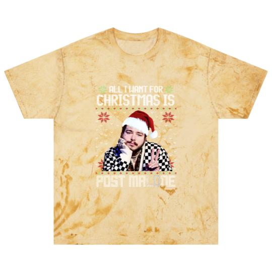 Discover Vintage All I Want For Christmas Is Post Malone Blast T Shirts