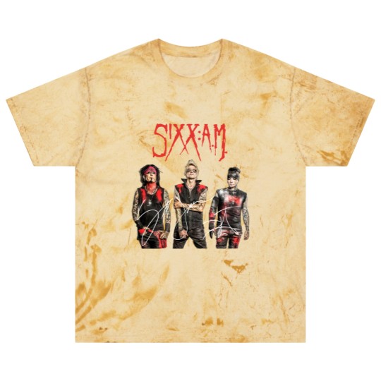 Discover Vintage Sixx AM Band Blast T Shirts, Sixx AM Blast T Shirts, Sixx AM Signed Men Blast T Shirts,