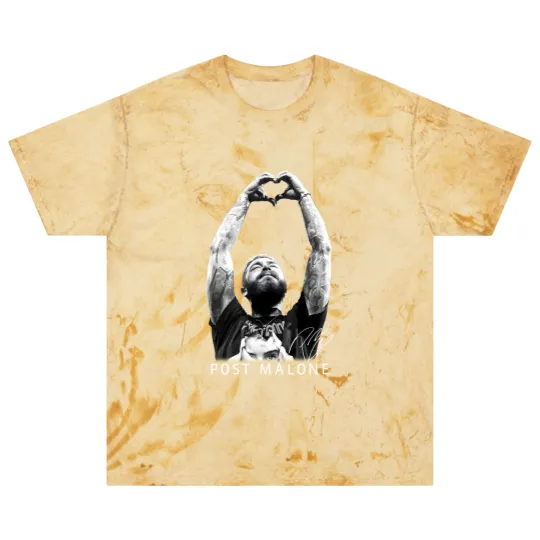 Discover Post Malone Hand Hearts Blast T Shirts
