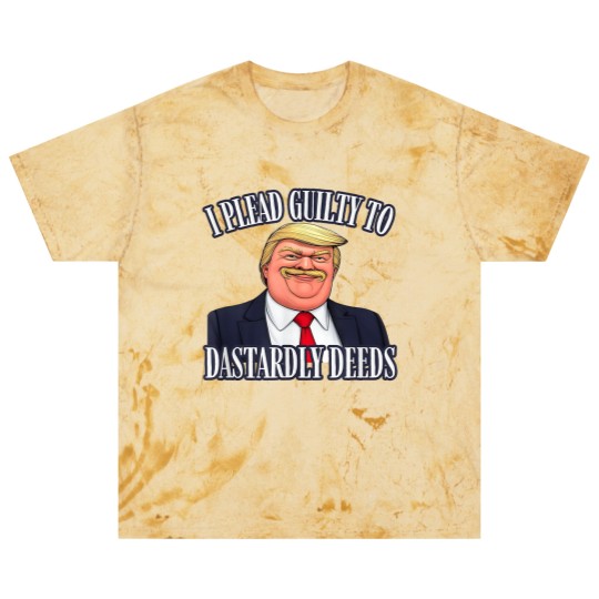 Discover Dastardly Deeds Funny Trump Cartoon Style Graphic Blast T Shirts