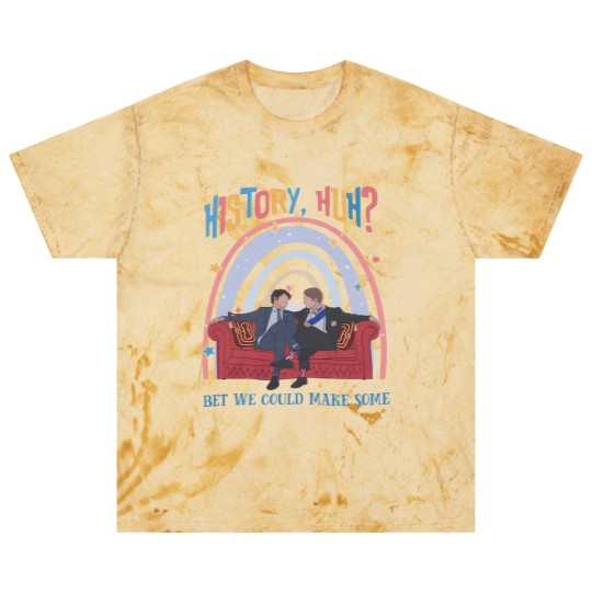 Discover History, Huh? Blast T Shirts, Red White and Royal Blue