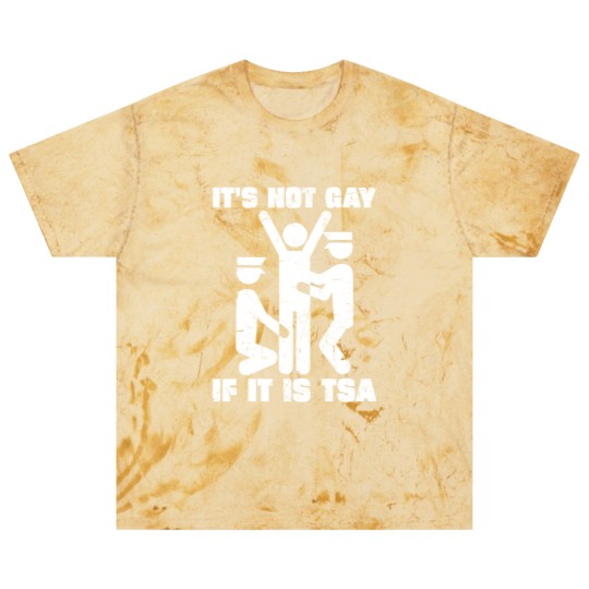 Discover It Is Not Gay If It's TSA Security Black Cotton Blast T Shirts