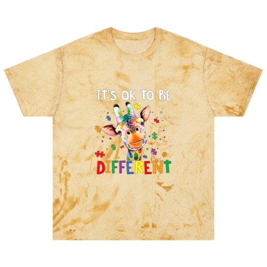 Discover Autism Awareness Cute Giraffe Animal It's Ok To Be Blast T Shirts