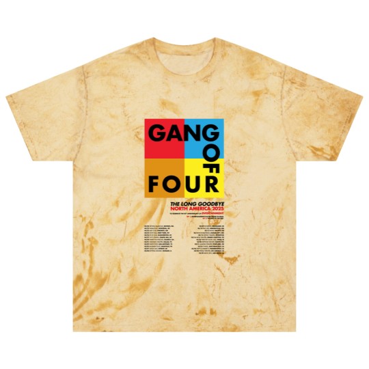Discover Gang Of Four The Long Goodbye North America 2025 Tour Blast T Shirts