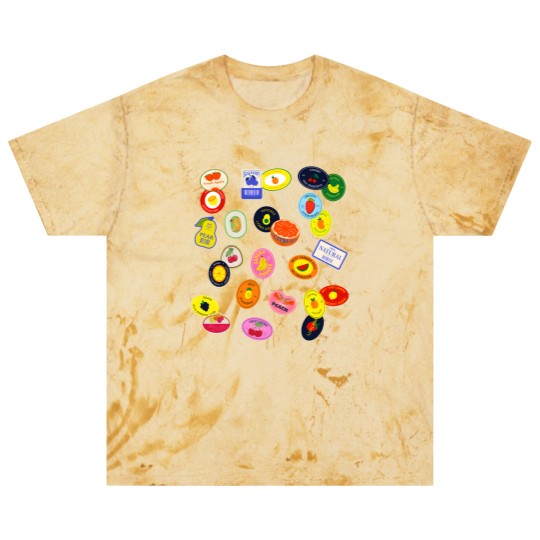 Discover Comfort Colors Fruit Sticker Blast T Shirts, Summer Graphic Blast T Shirts