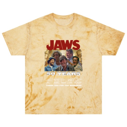 Discover Jaws 1975 Movie Anniversary Blast T Shirts, Jaws 50th Years Anniversary Blast T Shirts