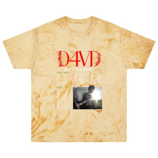 Discover D4VD Withered 2025 World Tour Dates Blast T Shirts