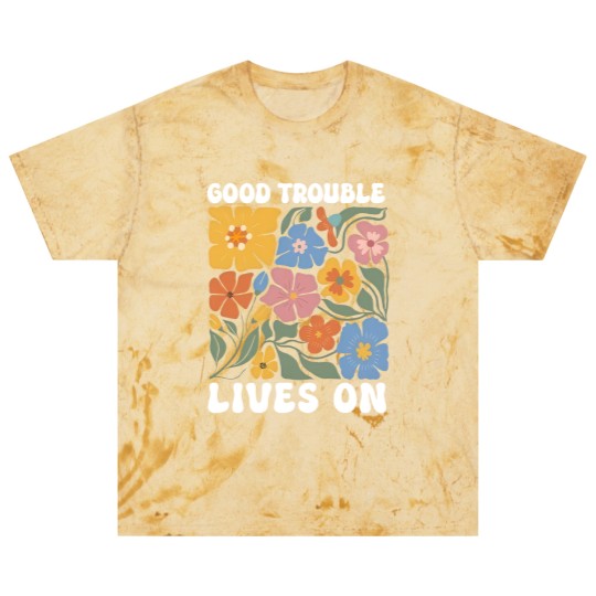 Discover Floral Good Trouble Lives On Blast T Shirts, Resistance Blast T Shirts, John Lewis Blast T Shirts