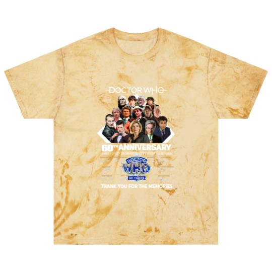 Discover Doctor Who 60th Anniversary 1963-2023 Thank You For The Memorie1 Signature Blast T Shirts