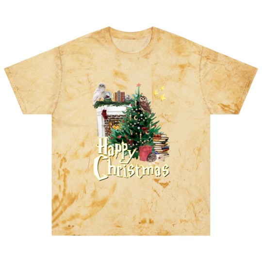 Discover Hogwarts at Christmas Inspired Oversized Blast T Shirts, Wizard School Christmas T, Unisex Blast T Shirts