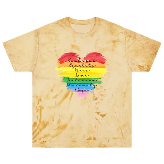 Discover Kindness Equality Peace Love Inclusion Diversity Hope Blast T Shirts, LGBT Rainbow Blast T Shirts
