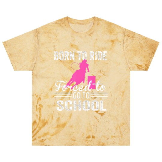 Discover Born Ride Horse Forced To Go To School Funny Barre Blast T Shirts