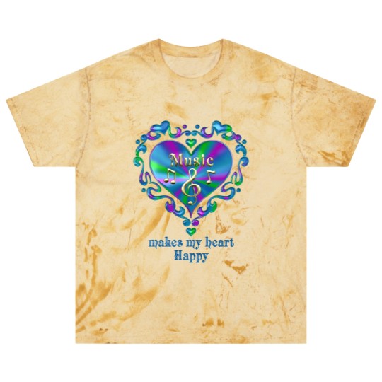 Discover Music Makes My Heart Happy Blast T Shirts