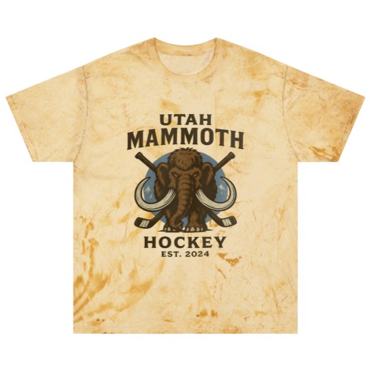 Discover Utah Mammoth Hockey Blast T Shirts, Utah Mammoth Blast T Shirts, Unisex Sports Blast T Shirts
