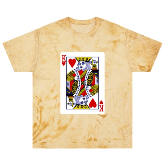Discover King of Hearts Playing Card Blast T Shirts