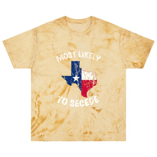 Discover Most likely to secede Texas State Flag Blast T Shirts