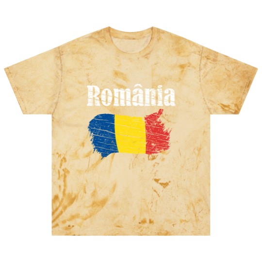 Discover Romania Romanian Flag Vintage Graphic Romania Love Blast T Shirts