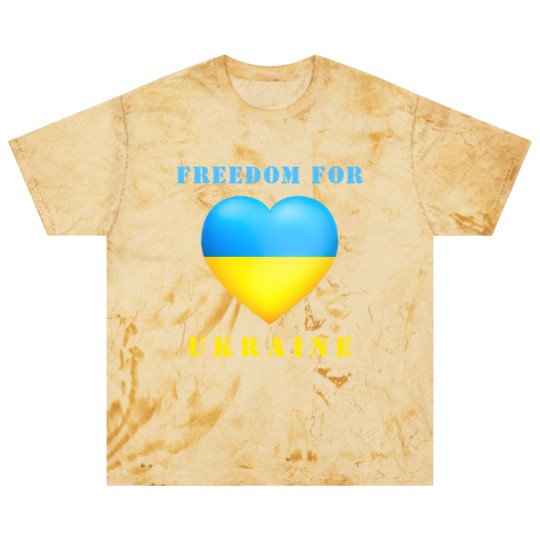Discover Freedom For Ukraine Support  - Ukraine Flag Blast T Shirts