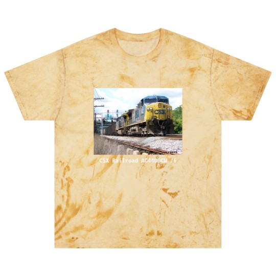 Discover CSX Railroad AC4400CW #6 With a Coal Train Black Blast T Shirts