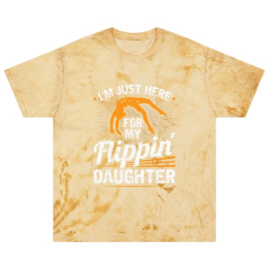 Discover Mens Im Just Here For My Flippin Daughter Gymnastics Dad Blast T Shirts