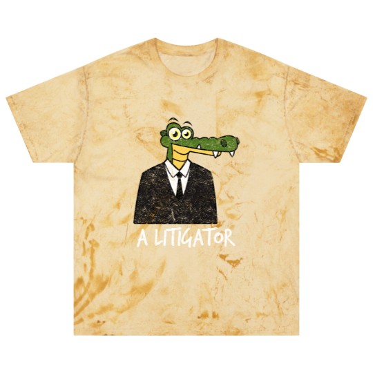 Discover A Litigator Alligator Lawyer Attorney Law Distress Blast T Shirts