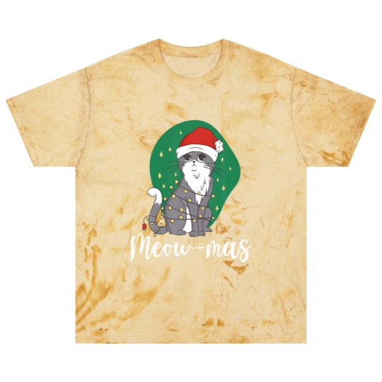 Discover Meow-Mas Cat Christmas Kitten Animal Christmas Tre Blast T Shirts