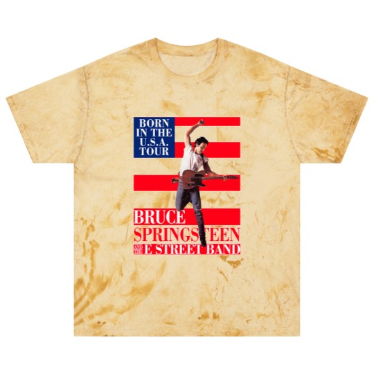 Discover Bruce Springsteen Born In Usa Tour Blast T Shirts, Bruce Springsteen Usa Flag Blast T Shirts