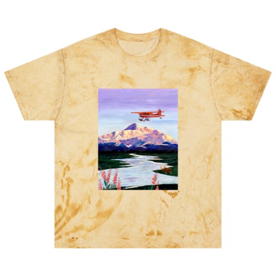 Discover Denali Mountain Painting, K2 Aviation, Living Room Painting, Alaska Mountain, Gift for Pilot, Scott Blast T Shirts