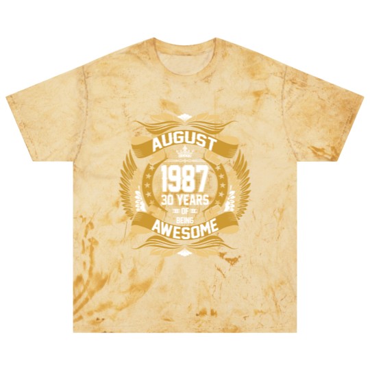 Discover August 1987 30 Years Of Being Awesome Blast T Shirts