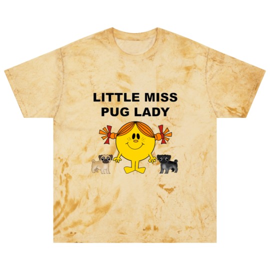 Discover Little Miss Pug Lady Cute Design Blast T Shirts