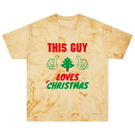 Discover This Guy Loves Christmas, Funny Mens Christmas Blast T Shirts