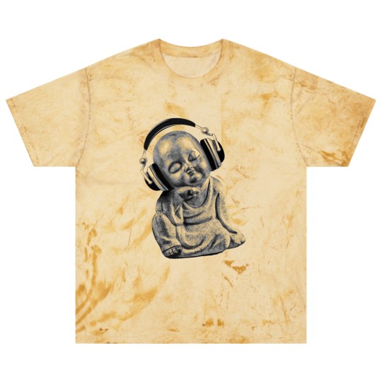 Discover Buddha Headphones Blast T Shirts Buddhist Monk DJ Blast T Shirts