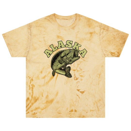 Discover Alaska USA State Travel Souvenir Funny Fishing Blast T Shirts