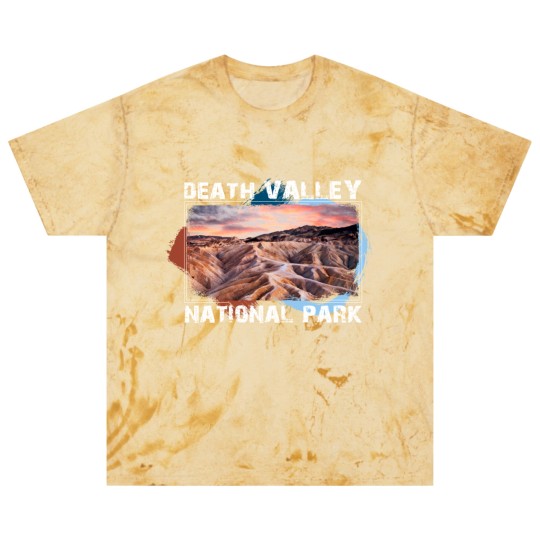 Discover Death Valley National Park Blast T Shirts with Sunset Scene