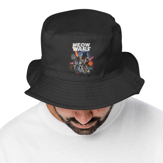 Discover Cat Meow Wars Cat Wars Cat Bucket Hats