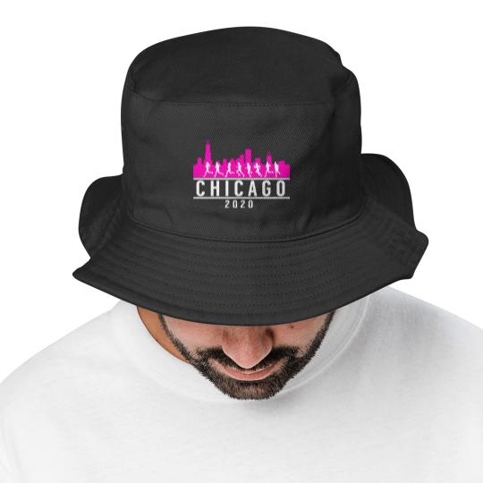 Discover Chicago Skyline Runners Bucket Hats