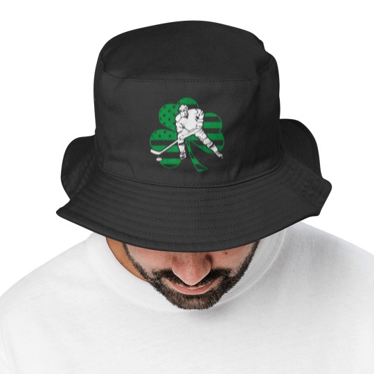 Discover Irish Hockey Player Shamrock St Patrick's Day Bucket Hats