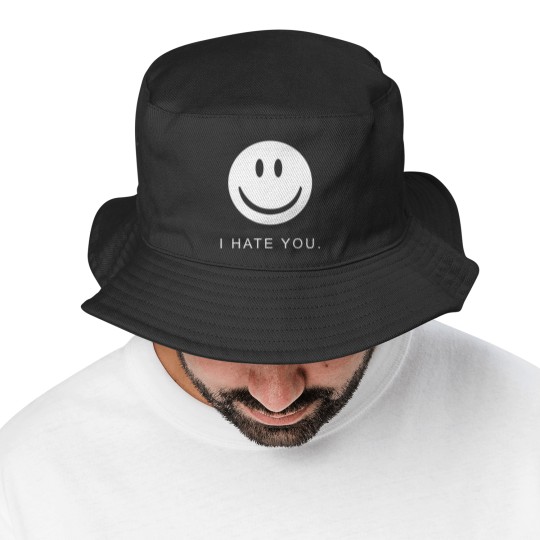 Discover I Hate You Face Gamer Hip-hop Juggalo Bucket Hats