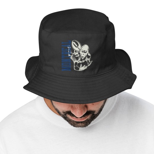 Discover Montreal Football with Player Graphic - Montreal Football - Bucket Hats