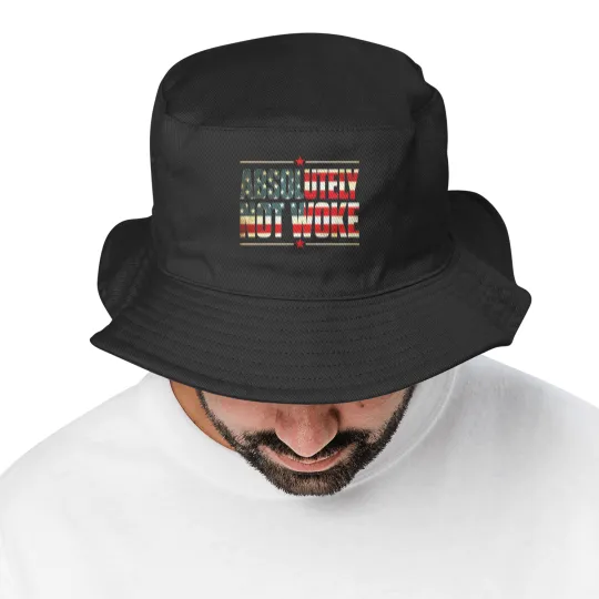 Discover Absolutely Not Woke Anti Woke Cancel Culture Bucket Hats
