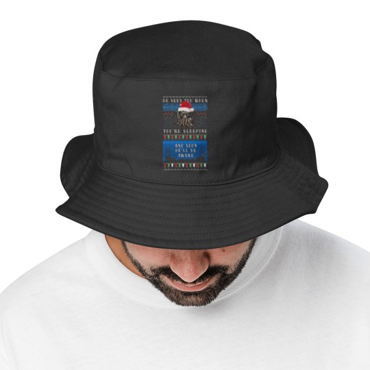 Discover Cthulhu Ugly Christmas  Bucket Hats