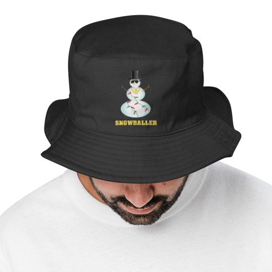 Discover Snowballer Snowman Baller Bucket Hats