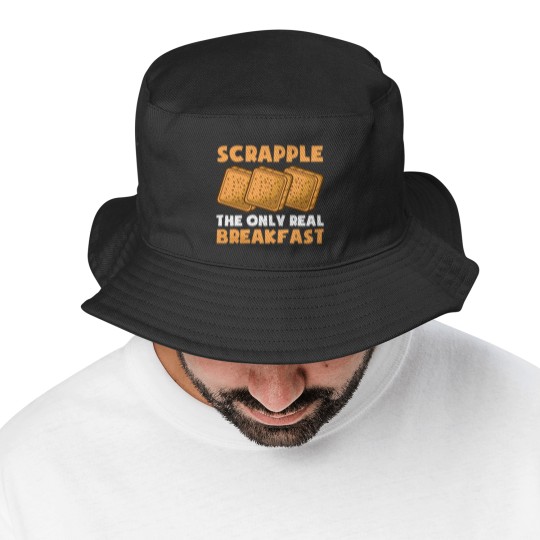 Discover Scrapple American Breakfast Pennsylvania philly Bucket Hats
