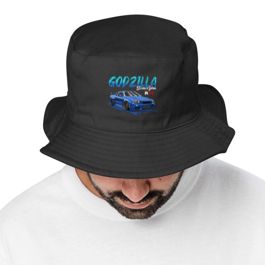Discover SKYLINE R34 Blue Bucket Hats