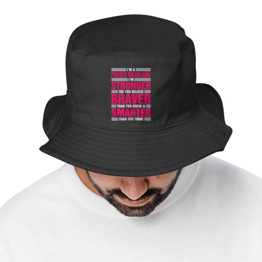Discover Im A Puerto Rican Girl Bucket Hats