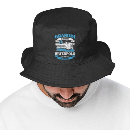 Discover Grandpa Is My Name Waterpolo Is My Game Bucket Hats